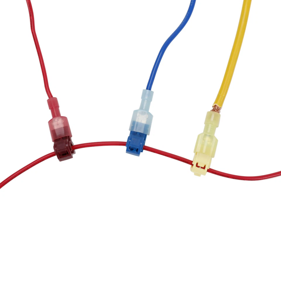 240Pcs Quick Splice T-Tap Insulated Crimp Terminals Kit Spade Wire Connectors US - Image 4 of 4