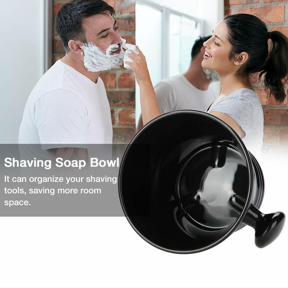 Porcelain Porcelain Shaving Soap cake Mug Bowl With Handle, 