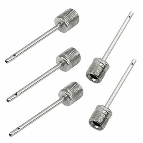 10 x Football Pump Ball Needle Air Pin Adapter Valve Inflator Rugby Basketball