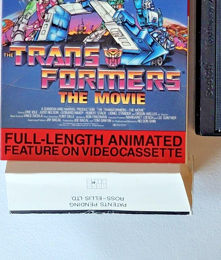 Hasbro G1 Transformers The Movie F.H.E 1986 Betamax hifi (not VHS) VHTF 12232656139 eBay