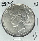 1927-S PEACE SILVER DOLLAR ~ AU ~NICE COIN~