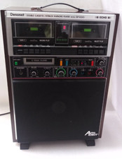 Denonet Double Cassette/8 Track Karaoke Player Model GP-K220 Works Ha issues