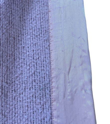 Vintage 90s Ralph Lauren PINK Satin Edge Trim Waffle Weave Blanket 85 x 83 Throw - Picture 18 of 20