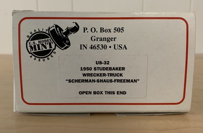 Camion Dépanneuse Studebaker 1950 - Modèle Réduit 1/43 - US Model Mint - Métal
