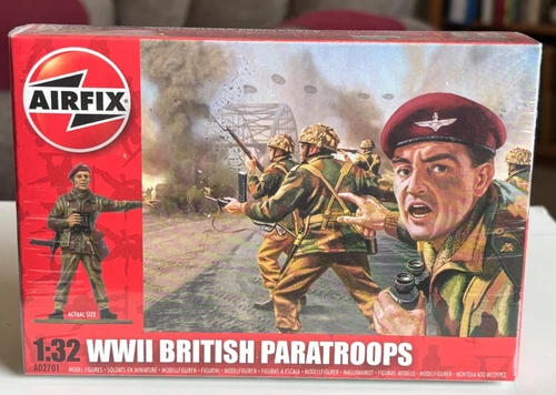 SEALED New AIRFIX WWII British Paratroops #335754429579  1/32