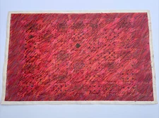 1970'S ABSTRACT PAINTING LARGE MODERNISM ROY HERWICK CALIFORNIA POKER VINTAGE