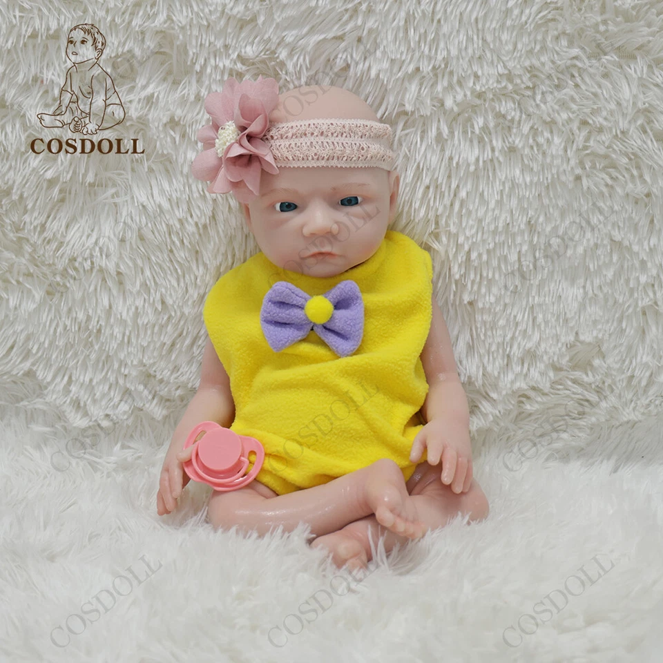 COSDOLL DRINK-WET SYSTEM 18.5" REBORN BABY DOLL FULL BODY SILICONE BABY GIRLDOLL - Image 4 of 4