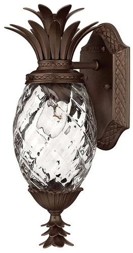 Hinkley Plantation 14" Pineapple Glass Copper Bronze Outdoor Light - Picture 2 of 4