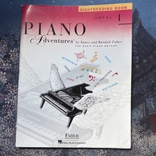 Level 1 Sightreading Book Faber Piano Adventures - Paperback - GOOD