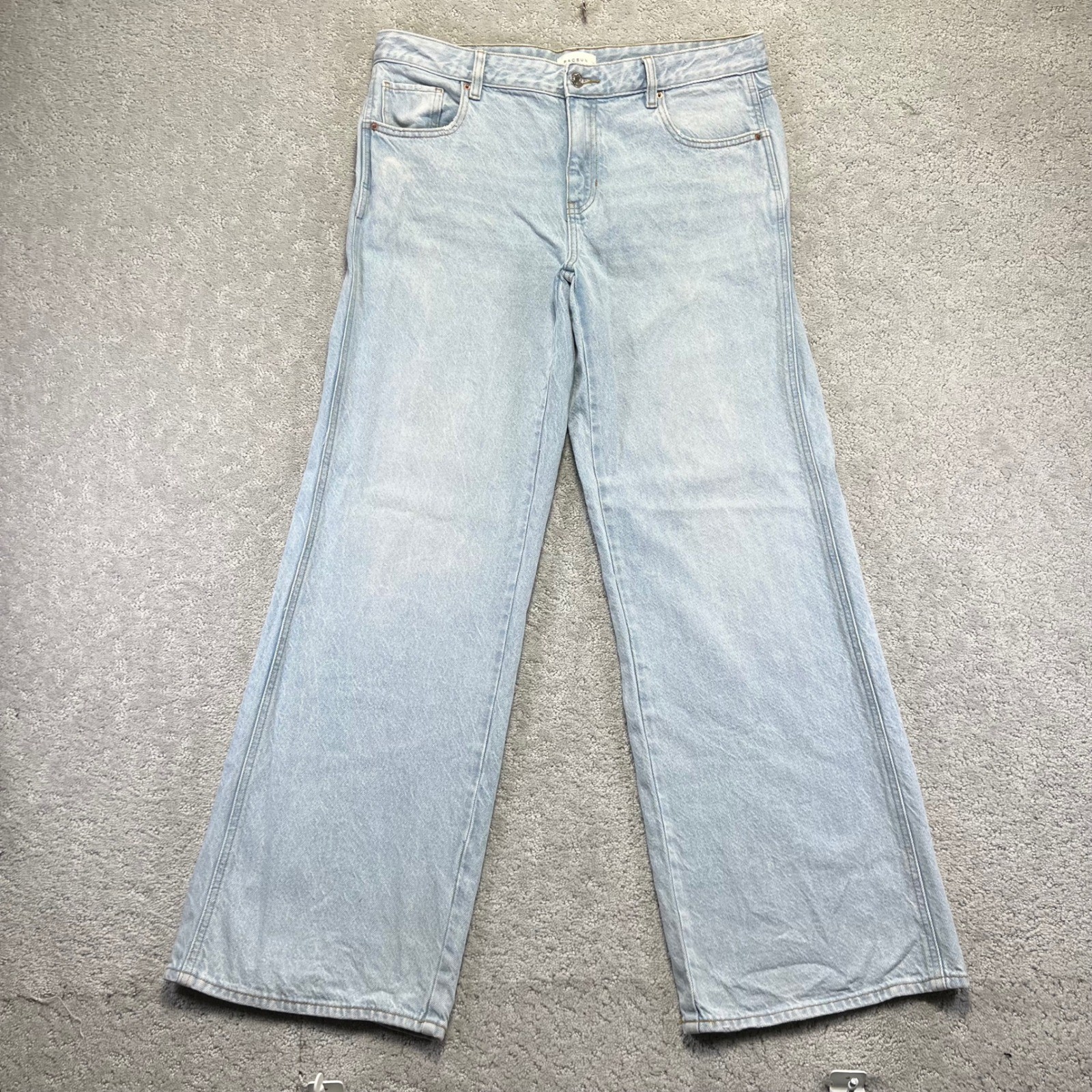 Pacsun Jeans Size 30 Casey Low Rise Baggy Jeans Blue Denim Light Wash Wide Leg