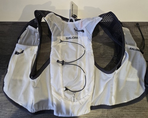 Salomon Active Skin 4 (No Flasks) Hydration Pack White /Ebony Size Small - Picture 5 of 6
