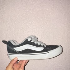 VANS Black/White Low Top Lace-Up Sneaker Solid Unisex Adults Casual Athletic