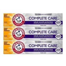 Arm Hammer Complete Care Fluoride Ultra Smooth Toothpaste 6 oz Lot of 3