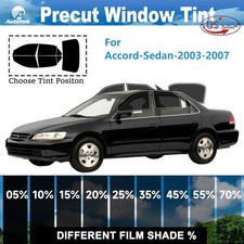 Computerized Custom Precut Window Tint Film Kit For 2003-2007 Honda Accord Sedan Computerized Custom Precut Window Tint Film Kit For 2003-2007 Honda Accord Sedan
