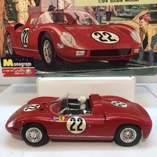 Vintage 1964 Boxed Working 1/24 Monogram Ferrari 275P Slot Car Nicely Detailed