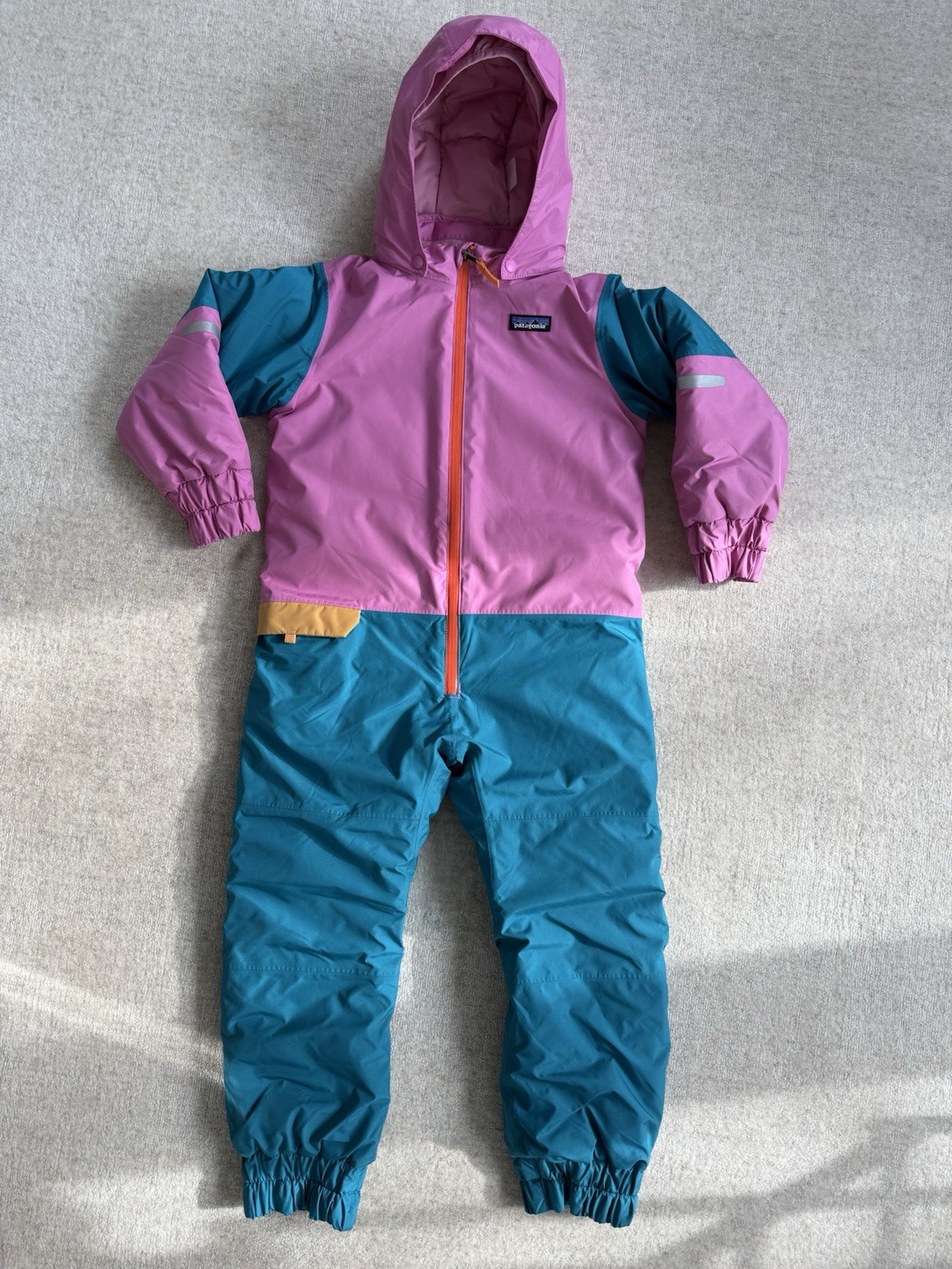 Patagonia Baby Toddler Snow Pile One Piece Snowsuit Pink 5T