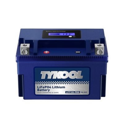 TYKOOL LFP10S-PRO Lithium Battery, Replaces YTZ10S, 360CCA 6Ah Fits for Motor...
