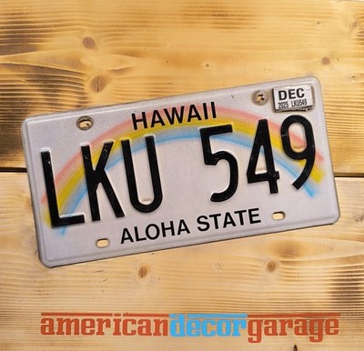 USA Nummernschild/Kennzeichen/license plate/Amerika * Hawaii Aloha State *