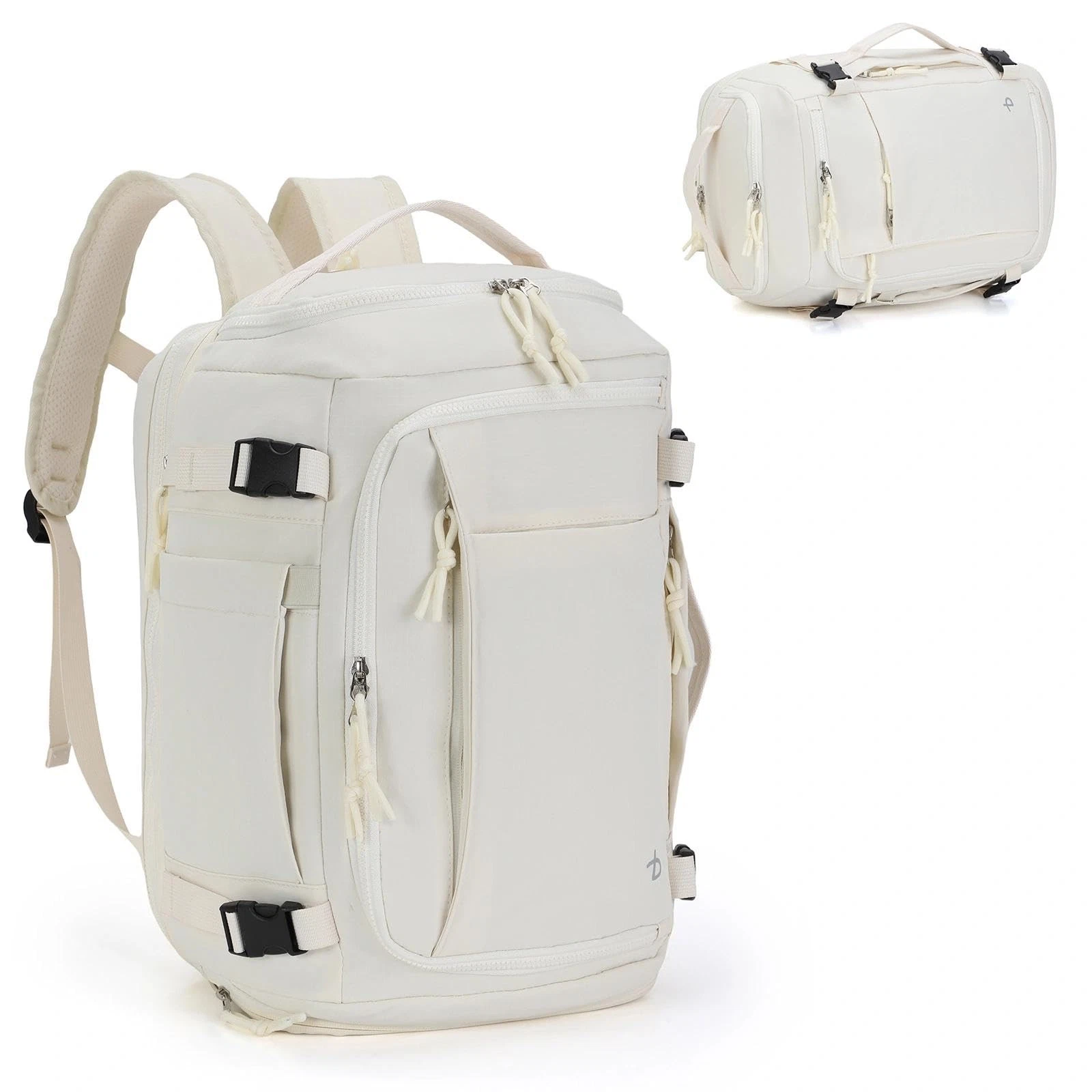 Travel Duffle Backpack with Shoe Compartmen&Wet Pocket for Men Women, Expanda...