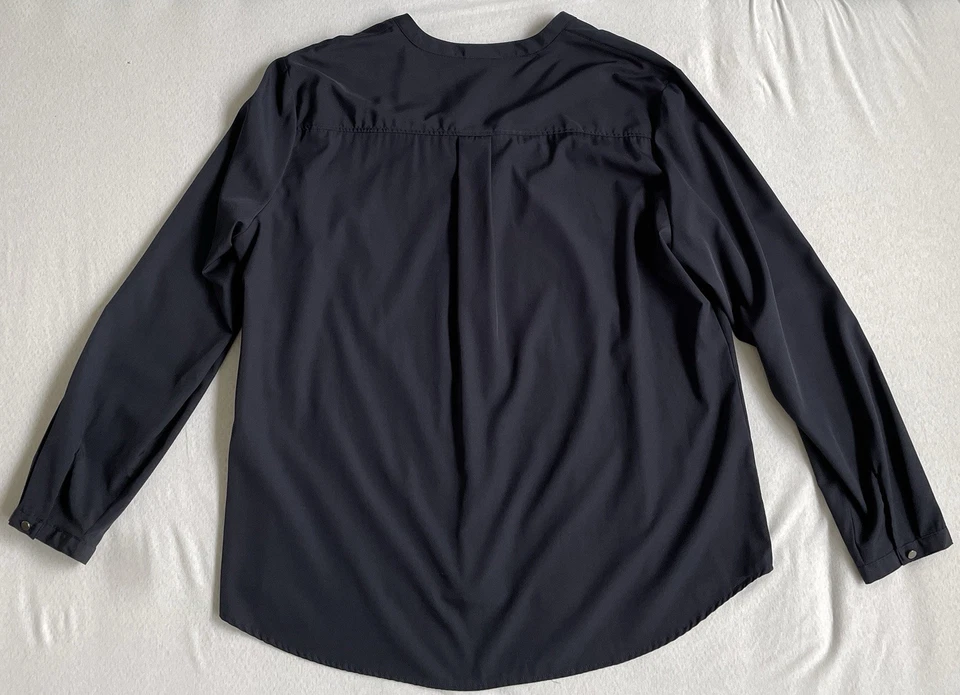 Damenbluse Gr. 48 Yessica C&A Dunkelblau - Bild 4 von 4