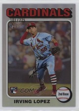2024 Topps Heritage High Number Chrome Silver Border /225 Irving Lopez #634 y8x