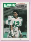 1987 Topps Football Card #296 RANDALL CUNNINGHAM Eagles ROOKIE RC *A9