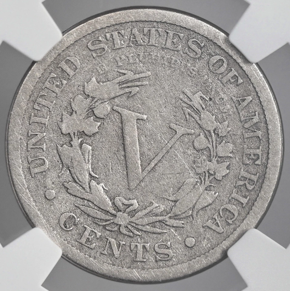 1885 5C LIBERTY V NICKEL NGC VG DETAILS "CLEANED" #8404747-021 - Image 3 of 4
