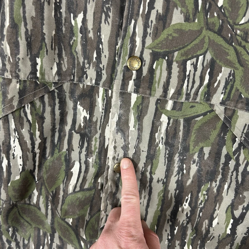Vintage Cabelas GoreTex Realtree Camo Jacket Mens Large Tall Made in USA Hunting - Image 4 of 4
