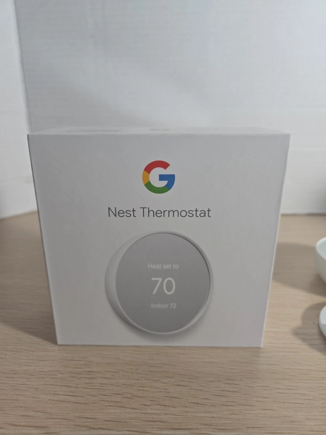 Google Nest Smart Thermostat, Snow - GA01334-US