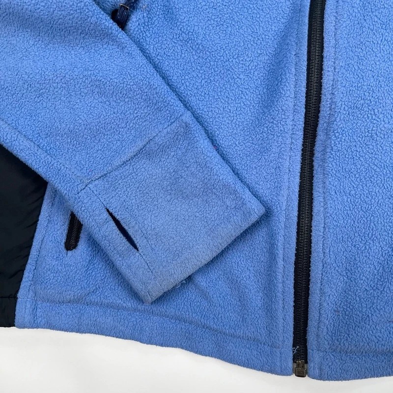 Columbia Full Zip Fleece Jacket Womens XL Blue Thermal Jacket Hiking Outdoors image 8