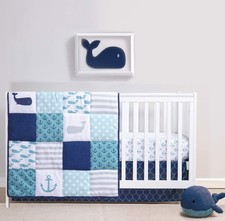 3 Piece Baby Crib Bedding Set for Boys - Newborn, Infant  Nursery Bed Set De...