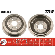 Tambour de frein Opel Adam