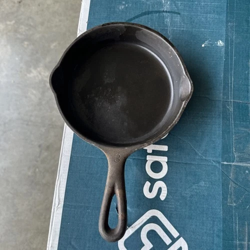 Vintage Wagner Ware Sidney -0- #3 Cast Iron Skillet 1053Z 6"