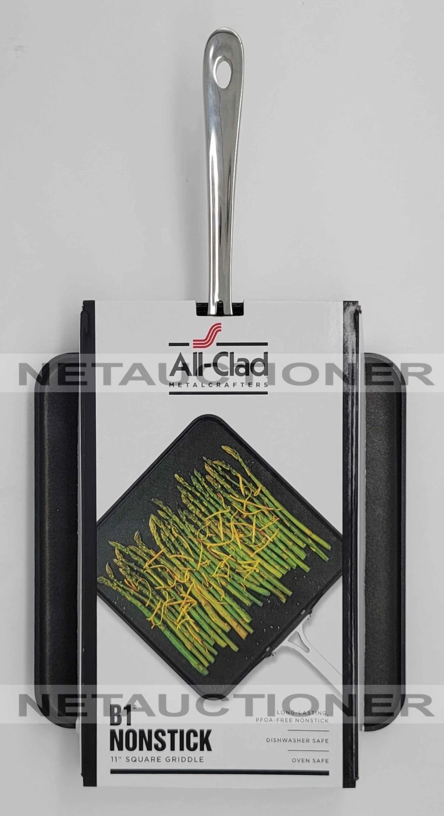New ALL-CLAD 11" Hard Anodized B1 Nonstick Square Griddle Professional Quality