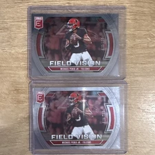 2025 Elite Michael Penix Jr. Numbered Field Vision Insert 519/799 & 619/799