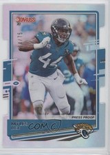 2020 Panini Donruss Press Proof Silver Die-Cut 34/75 Myles Jack #131 05hr
