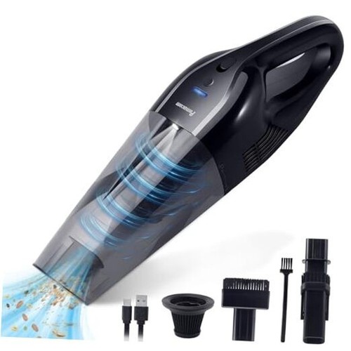 Handheld Vacuum Cordless Portable 10KPa - Lightweight Strong Suction Power Low