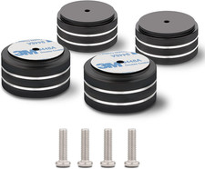 4Pcs 40X20Mm Speaker Isolation Feet Single-Sided 3M Adhesives Speaker Spike Pads