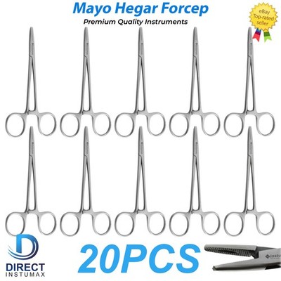 Surgical Mayo Needle Holder Suture Piercing Mayo Hegar Forceps Serrated