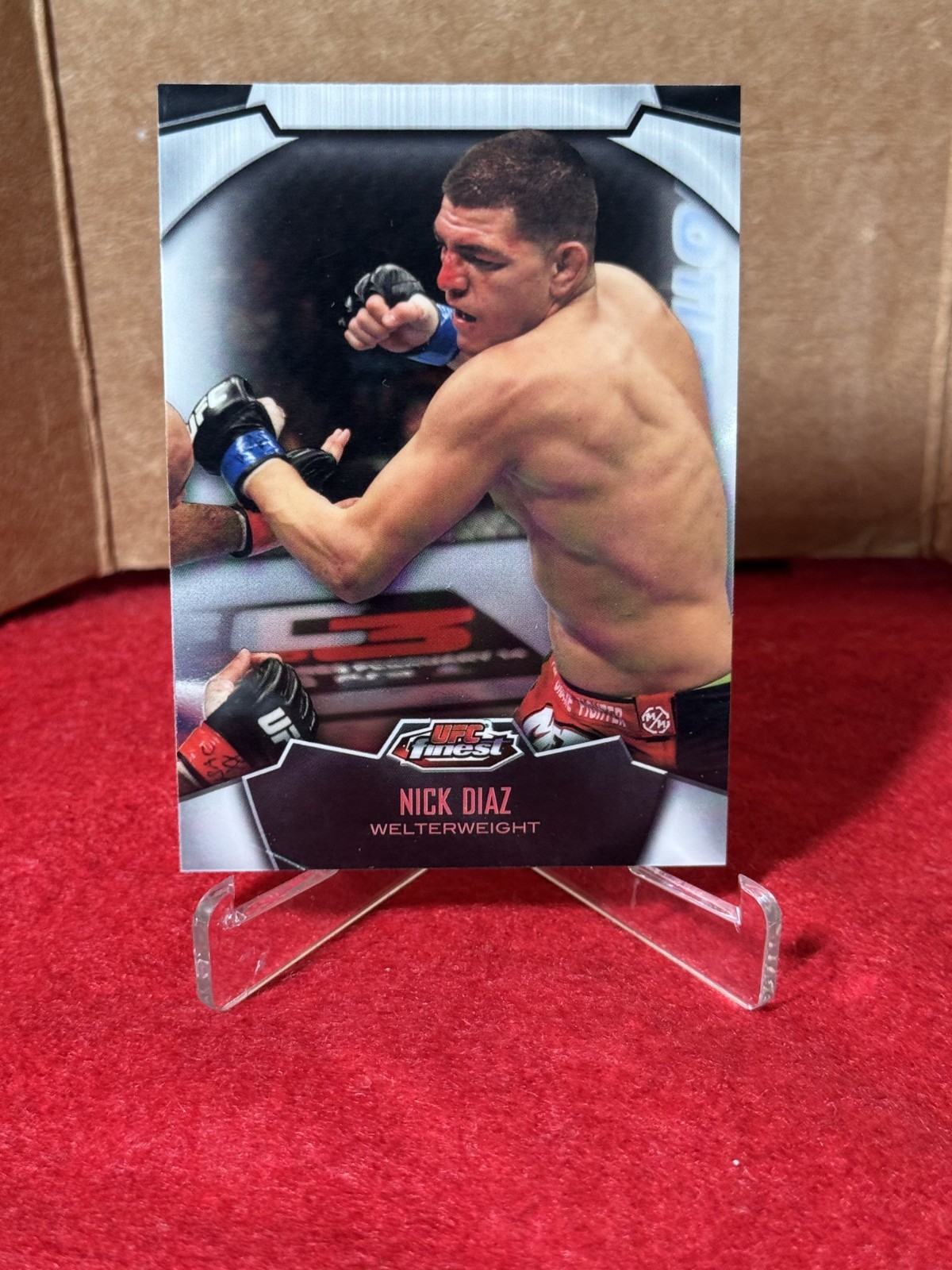 2012 Finest UFC Refractors 26 Nick Diaz