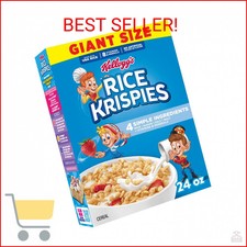 Kellogg's Rice Krispies Cold Breakfast Cereal, 8 Vitamins and Minerals, Rice Kri
