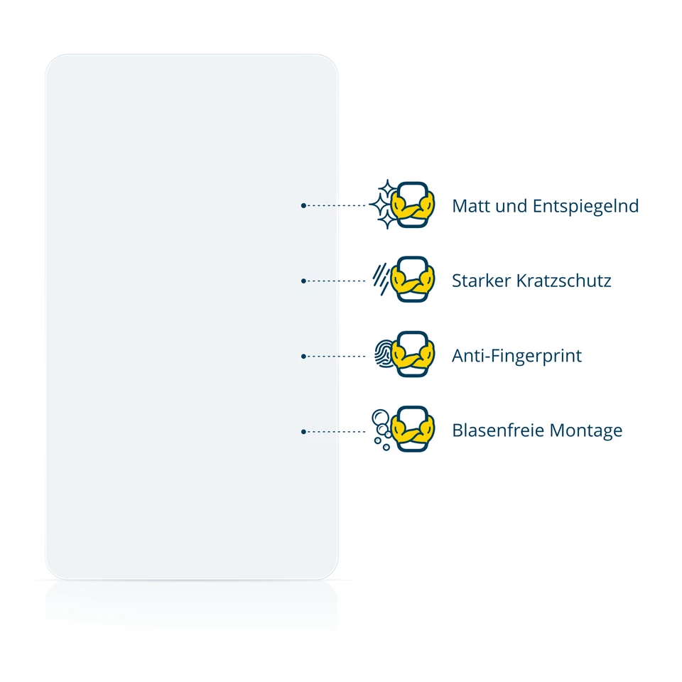 2x Schutzfolie matt für Apple iPad A16 11" 2025 (11. Gen.) Panzerfolie  - Bild 2 von 4