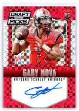 2015 Panini Prizm Collegiate Draft Picks #185 Gary Nova Red Power AUTO