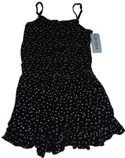  NWT Girls CAT  JACK Polka Dotted Romper Size S 6-7 Super Cute FS: 