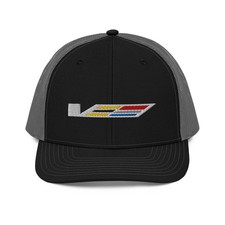 Cadillac V-Series Embroidered Trucker Cap