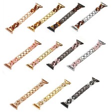 Resin Chain Bracelet Band Strap for Apple Watch Ultra 9 8 7 6 5 SE 40/44/41/45mm
