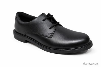 Clarks Kinder Jugendliche Scala Loop Schuhe Leder UK 13 F Passform Schulgröße
