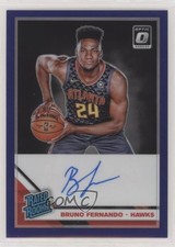 2019 Donruss Optic Rated Rookie Purple Prizm Signatures Bruno Fernando Auto 2sm