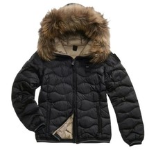 Piumino Blauer Junior Bambina Con Cappuccio 25WBLGC03387 999EI Nero