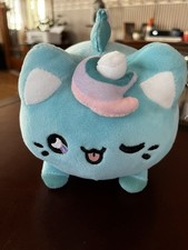 Moon Blossom MEOWCHI Cat Unicorn Aurora Tasty Peach Studios Plush Aqua Pink